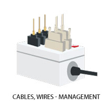 Cables, Wires - Management - Cable Ties - Holders and Mountings